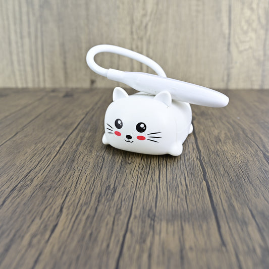 Tensky Small Cute Desk Lamp for Children 5W Cat Lamp in White