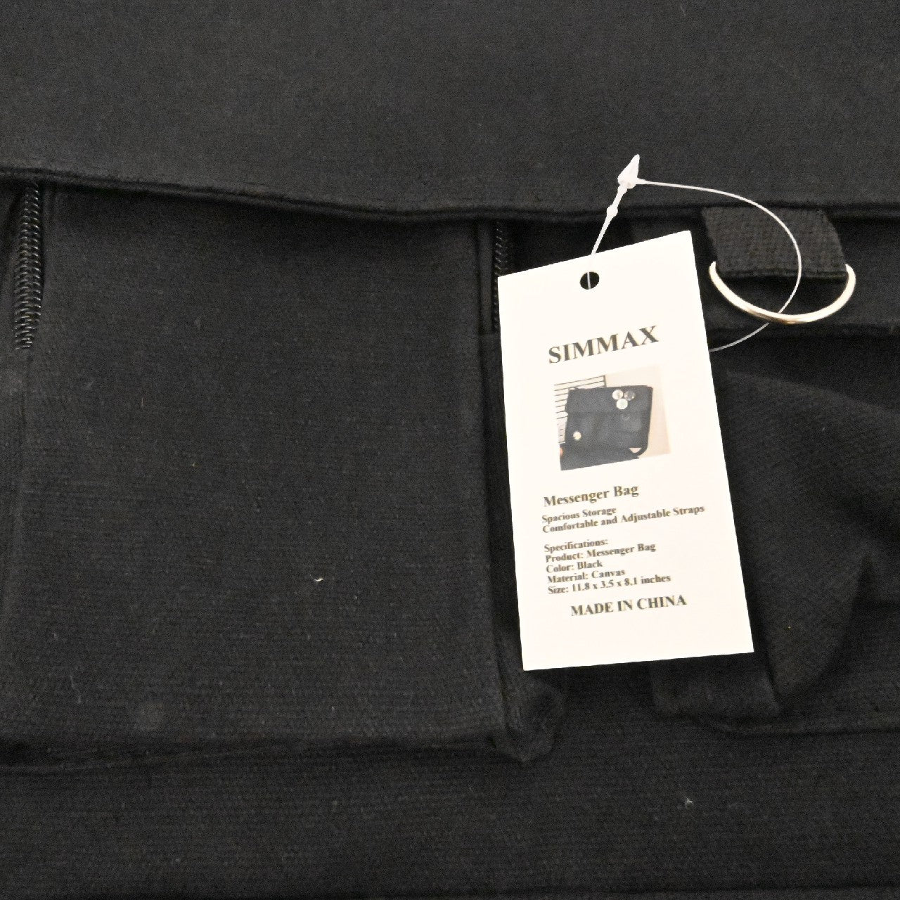 SIMMAX Canvas Messenger Bag Casual Shoulder Messenger Bag for Men and Women