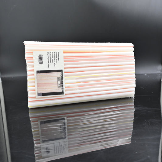 SFHEE 200PCS Disposable Plastic Drinking Straws