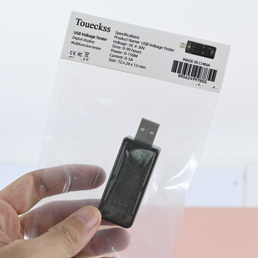 Toueckss USB Current Voltage Capacity Tester Capacity Tester Meter Mobile Power Detector