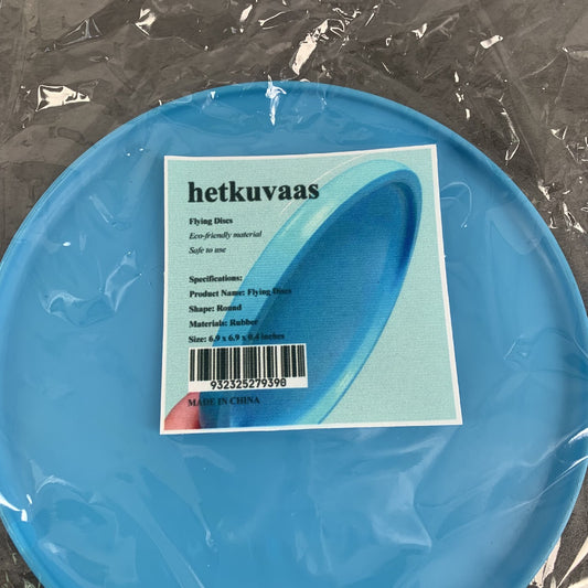 hetkuvaas Blue Outdoor Flying Discs Toys Kids Silicone Frisbee Toy Lawn Game