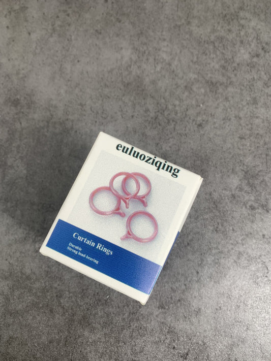 euluoziqing Shower Curtain Rings Roman Rod Clip Hook Window Plastic Hanging Loop Buckle