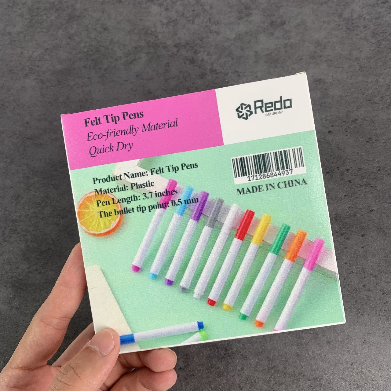 Redo Saturday Felt Pens High Quality Colored Felt Pens for Drawing Diary School