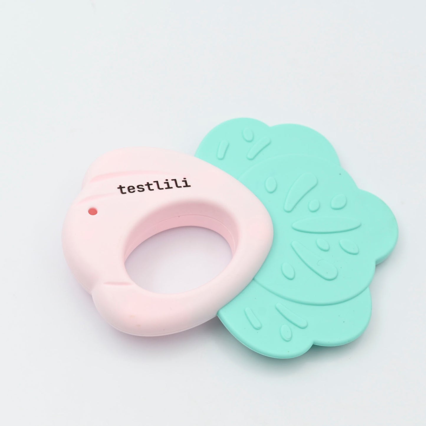 testlili Newborn Baby Rattles Grab Toys Chews Teethers Soft Rubber Bell Kid Toy
