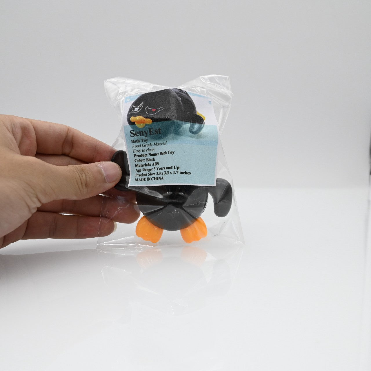 SenyEst Black Baby Bath Toys Duck Baby Children Boys Girls Playing In The Water