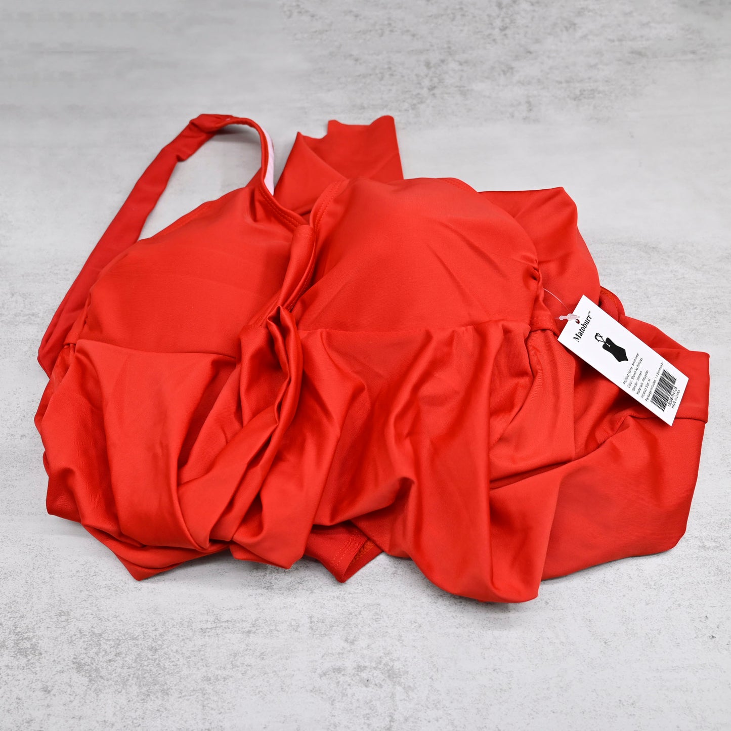 Matoburr Swimwear V Neck Bathing Suits Swim Dress