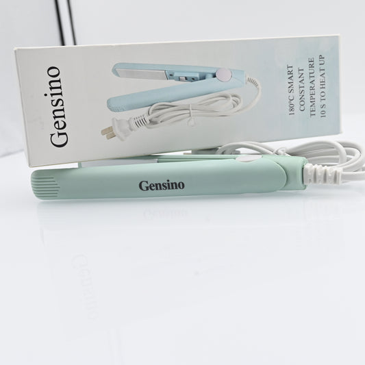 Gensino Electric Hair Crimper Crimping Irons with 1 Inch Ceramic Barrels Portable Heats Up Quickly