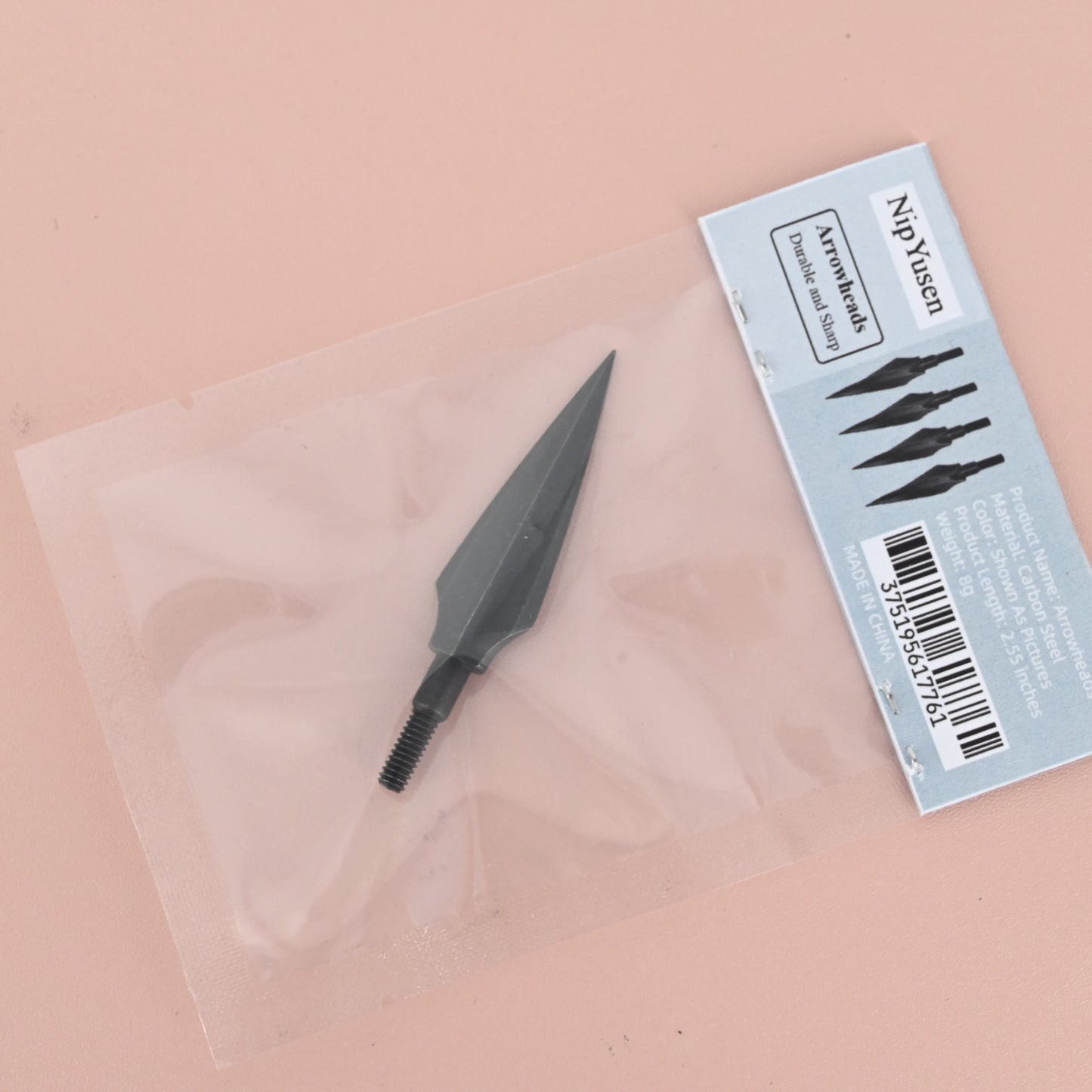 NipYusen Arrow Tip Broadheads Steel Black Archery Hunting Arrowhead Tips Archery Equipment