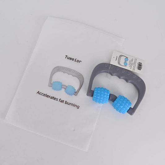 Tuweior 1pc Blue D Type Fat Control Roller Massager