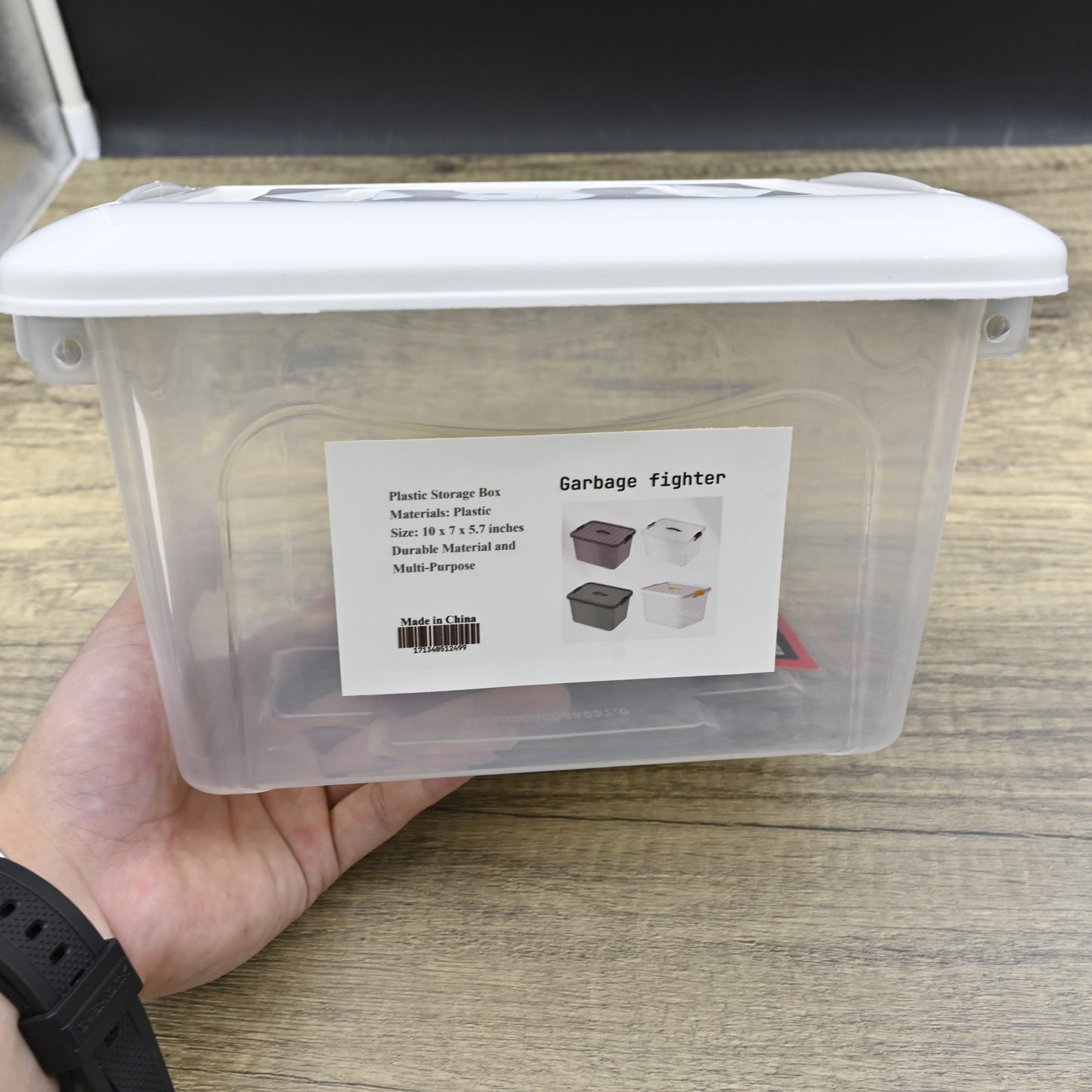 Garbage fighter Plastic Storage Box Finishing Drug Stationery Skin Care Products Storage Basket