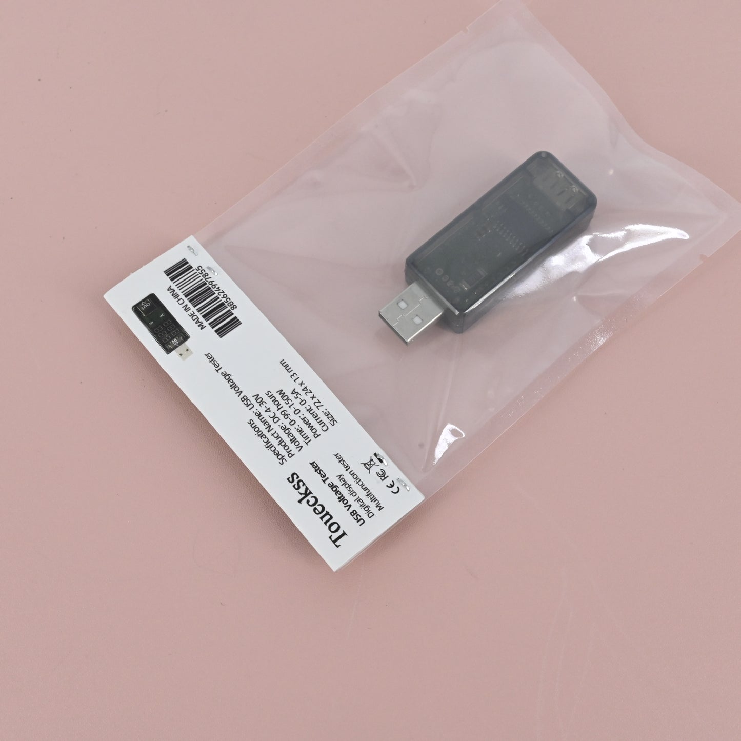 Toueckss USB Current Voltage Capacity Tester Capacity Tester Meter Mobile Power Detector