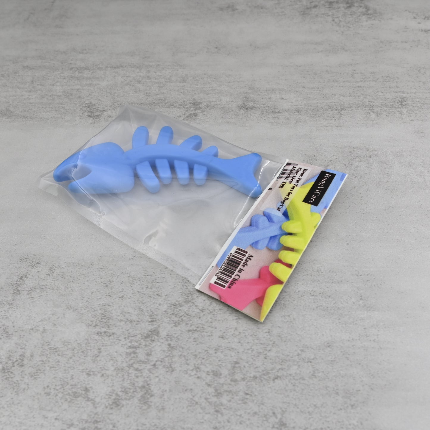 RongYiCare Dog Chew Toys TPR Pet Toys Teddy Puppy Teeth Cleaning Chew Training Toys No Poison Health Pet Supplies