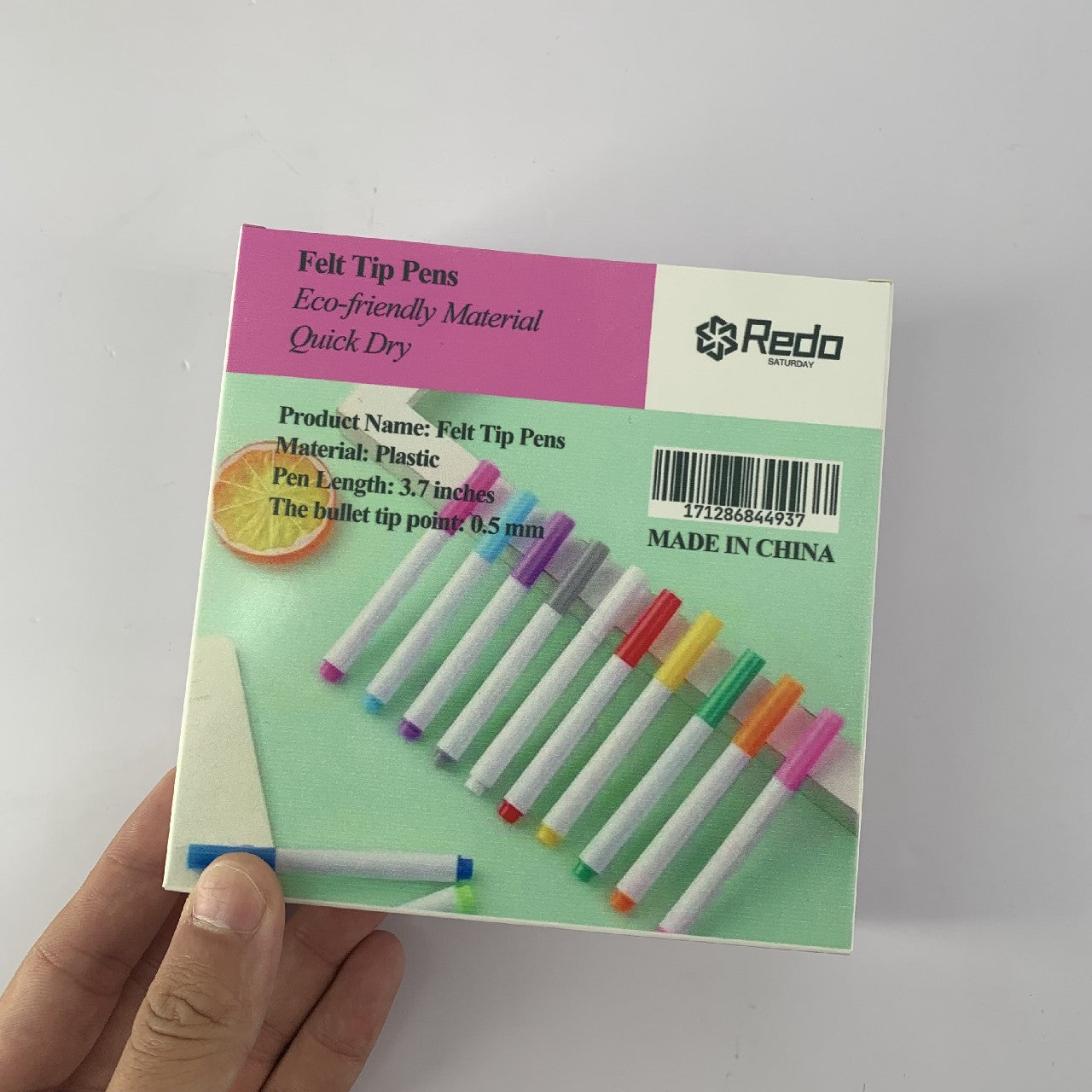 Redo Saturday Felt Pens High Quality Colored Felt Pens for Drawing Diary School