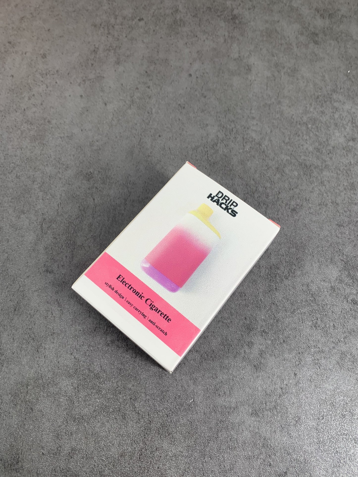 DRIP HACKS Light Nicotine Fruit Flavor Content E-cigarettes in Red