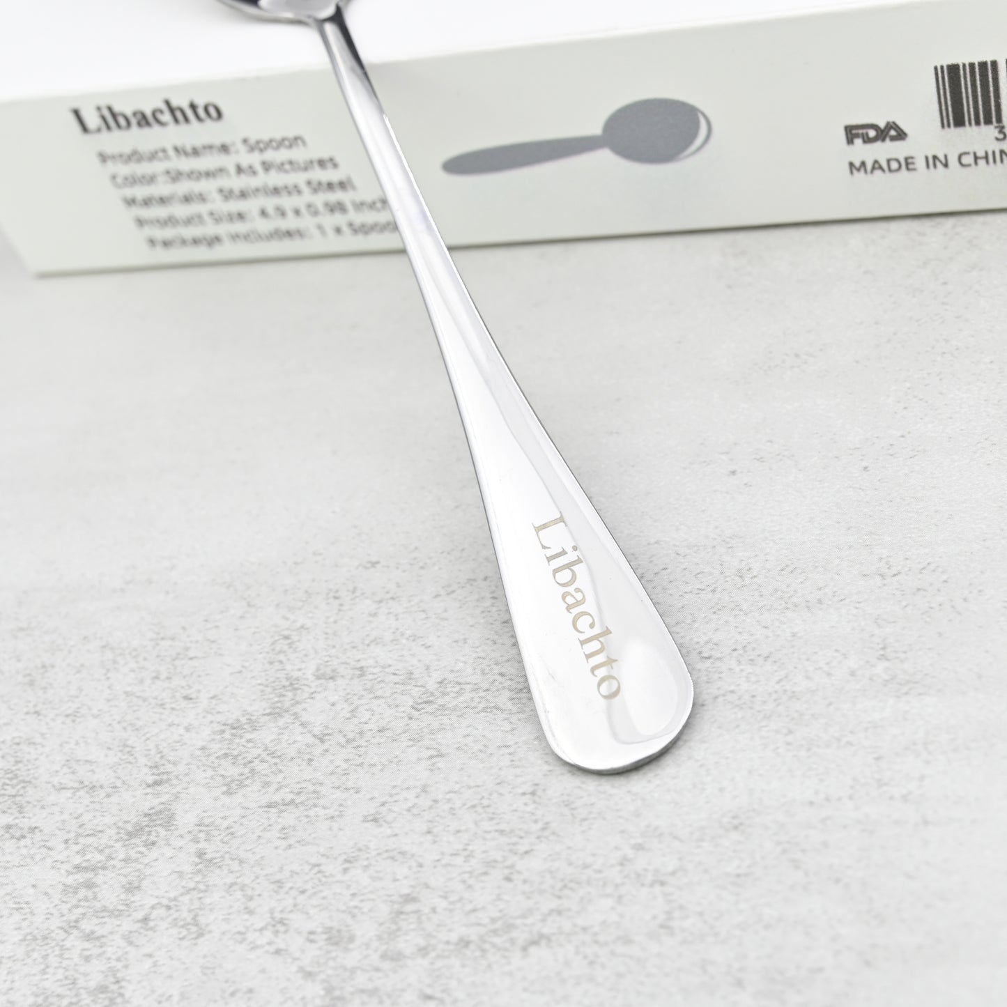 Libachto High Quality Steel Stainless Spoon Tea Coffee Soup Rice Dishware