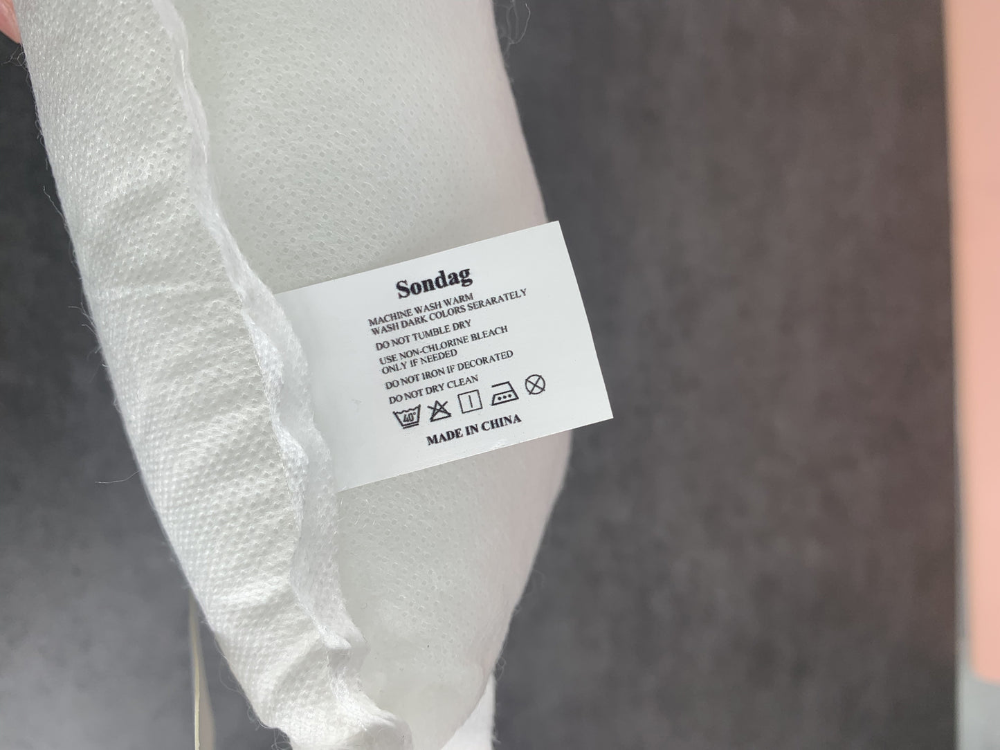 Sondag- Cotton Pillow Bedroom Bed Sleep Cervical Pillow