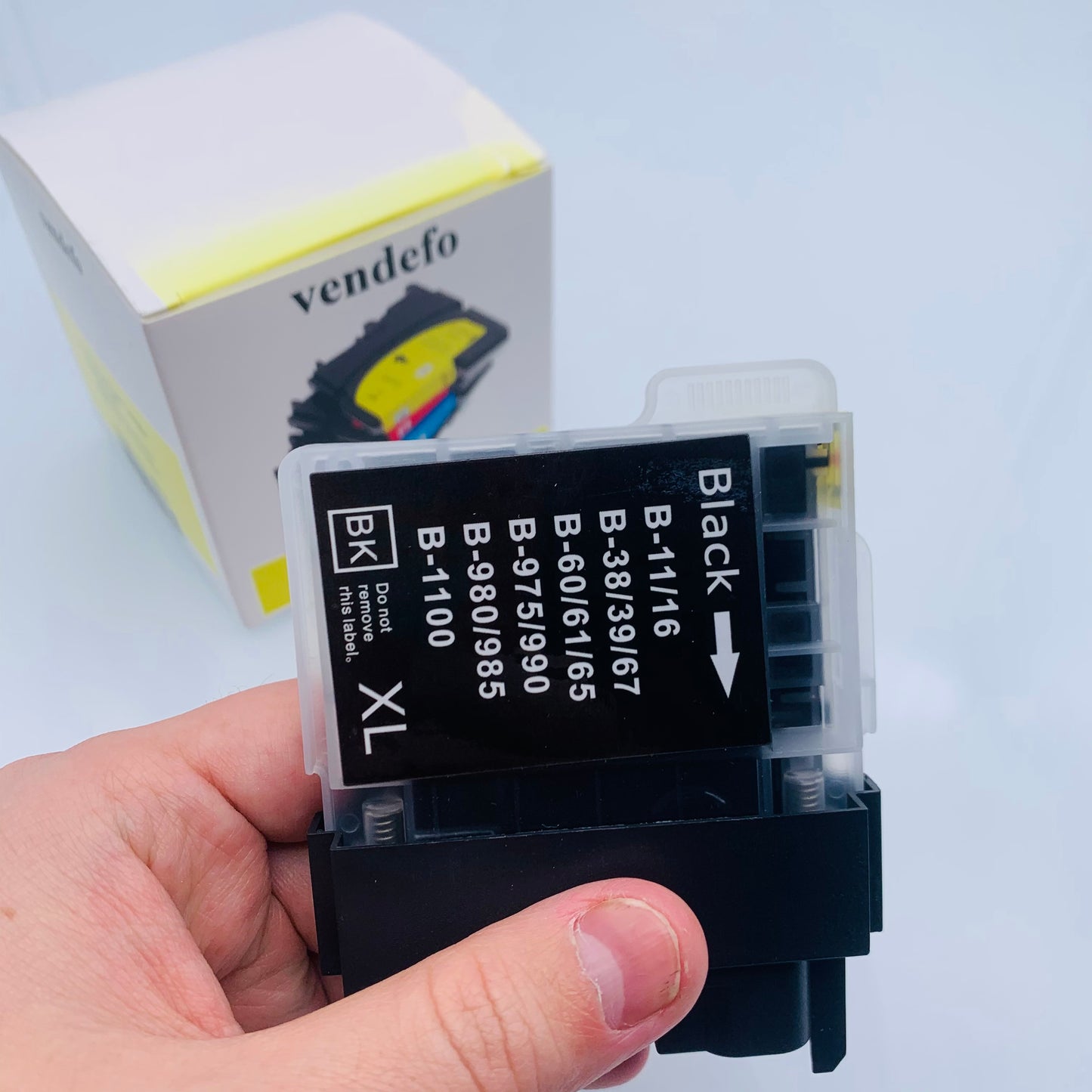 vendefo Printers Ink Cartridges Suited for MFC-J265W MFC-J410 J415W LC975BK 985, Black