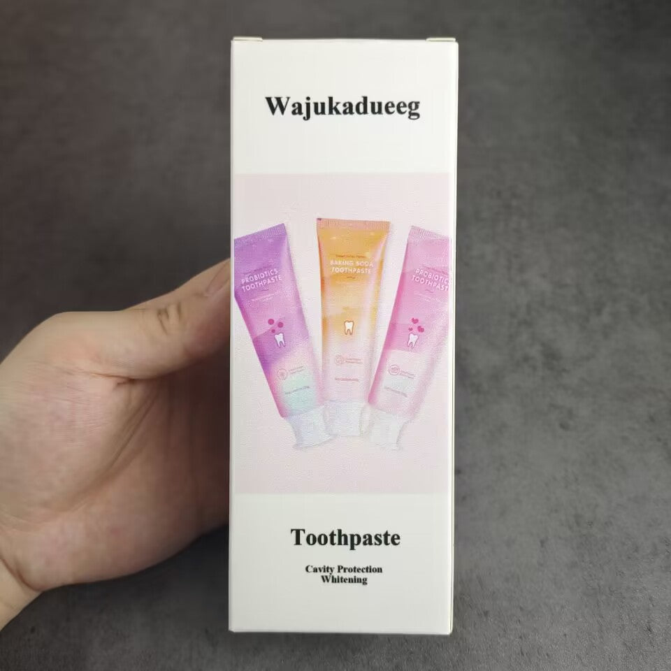 Wajukadueeg Whitening Toothpast Peach Flavor Remove Bad Breath for Sensitive Teeth