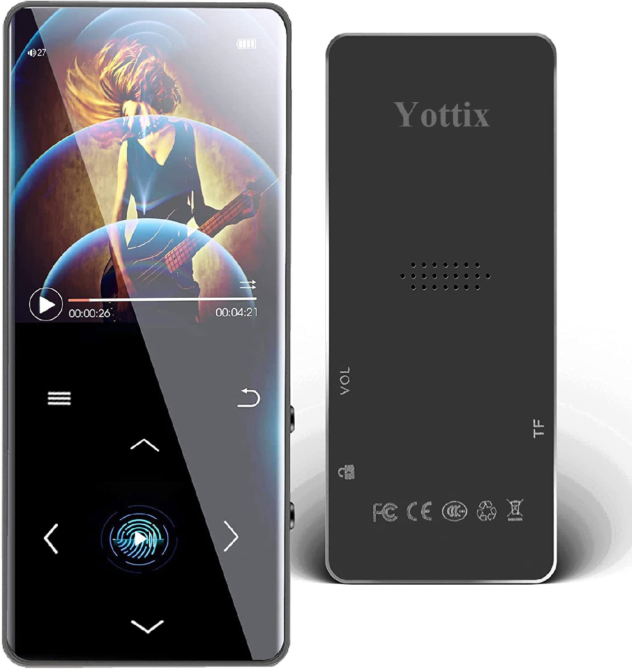 Yottix 32GB MP4 Player Portable MP4 Music Player, Play Music Up to 30 Hours