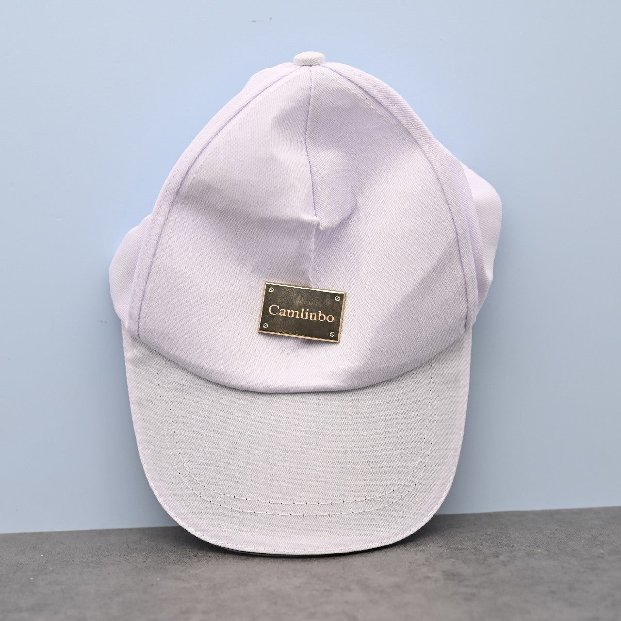 Camlinbo White Hat Cotton Baseball Cap Sun Protection Comfortable and Breathable