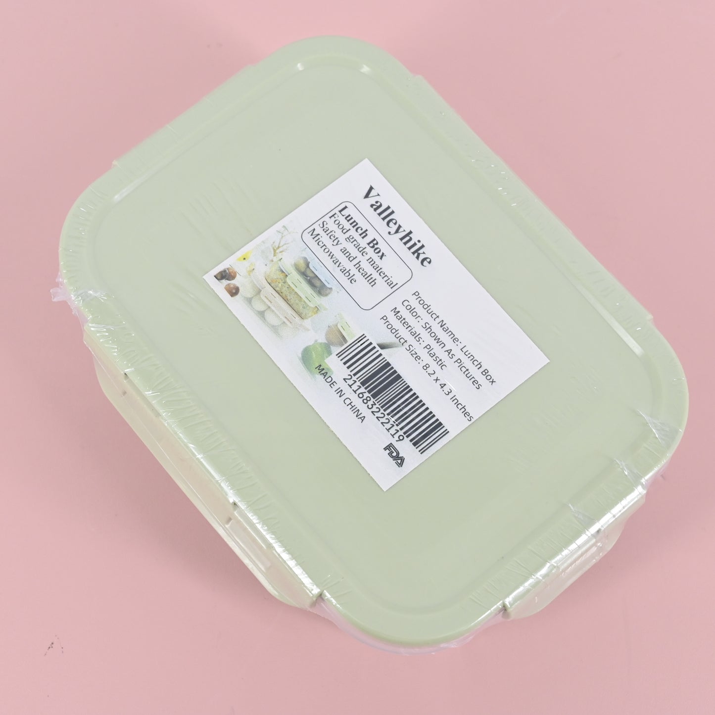 Valleyhike Plastic Bento Lunch Box Prep Containers for Adults