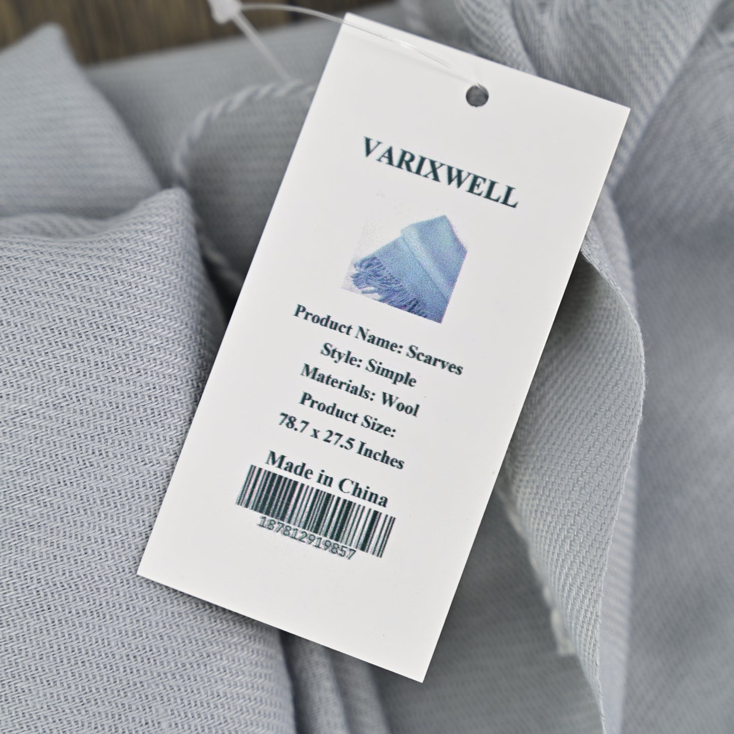 VARIXWELL Autumn and Winter Scarf Cashmere Scarf Shawl Dual-use Thick Couple Scarf