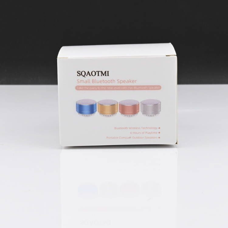 SQAOTMI Audio Speaker Bluetooth Wireless Car Audio USB Charging Speakers Metal Subwoofer