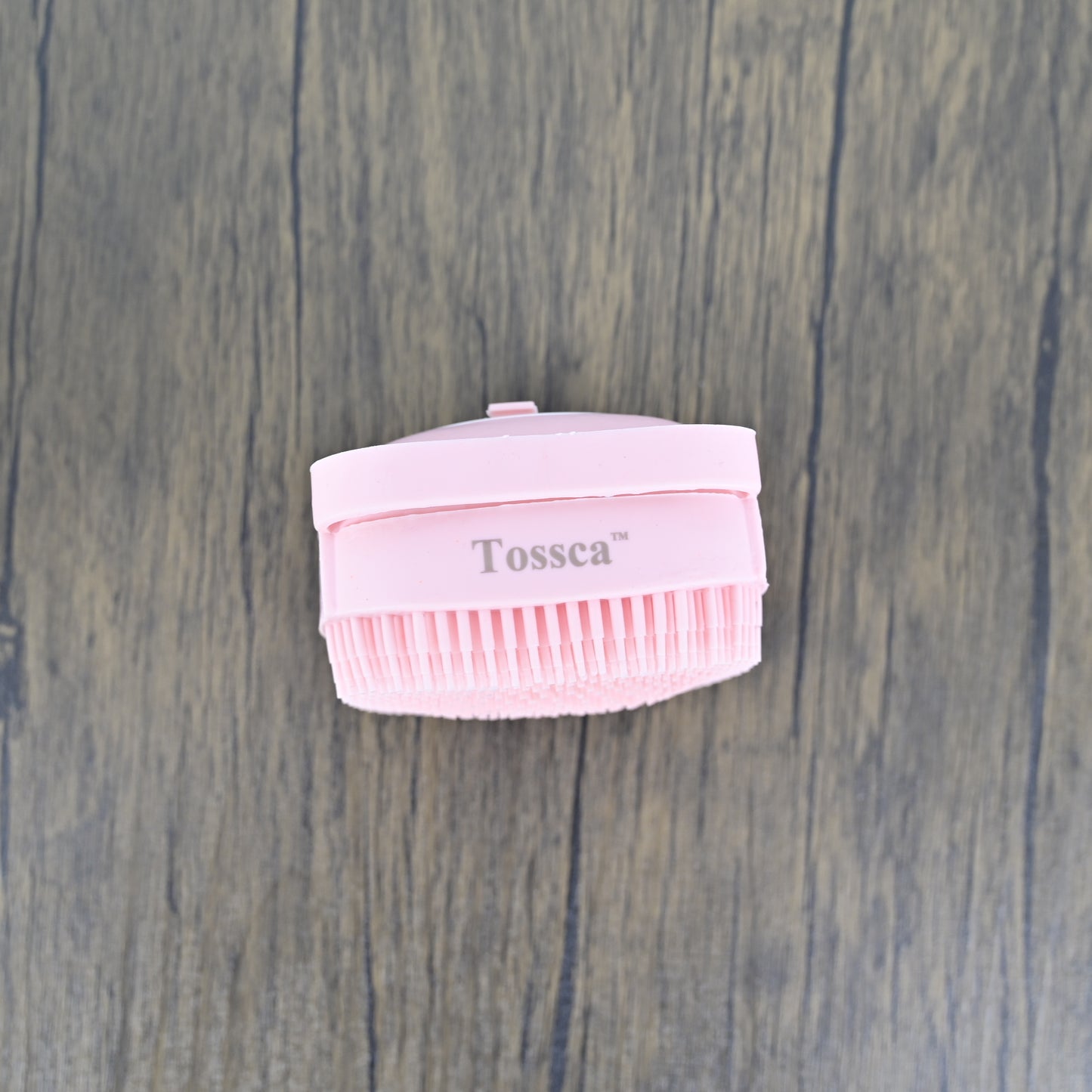 Tossca Soft Silicone Dog Brush in Pink