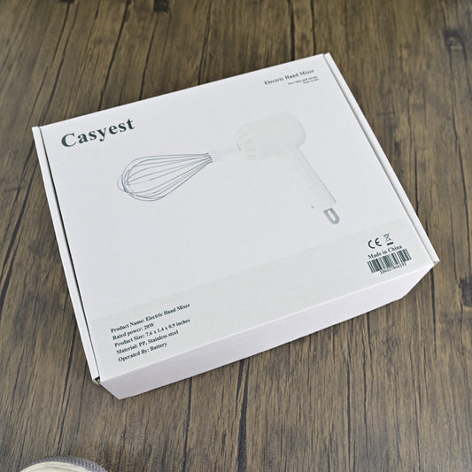 Casyest Eletric Hand Egg Beater Perfect for Eggs, Whipped Cream