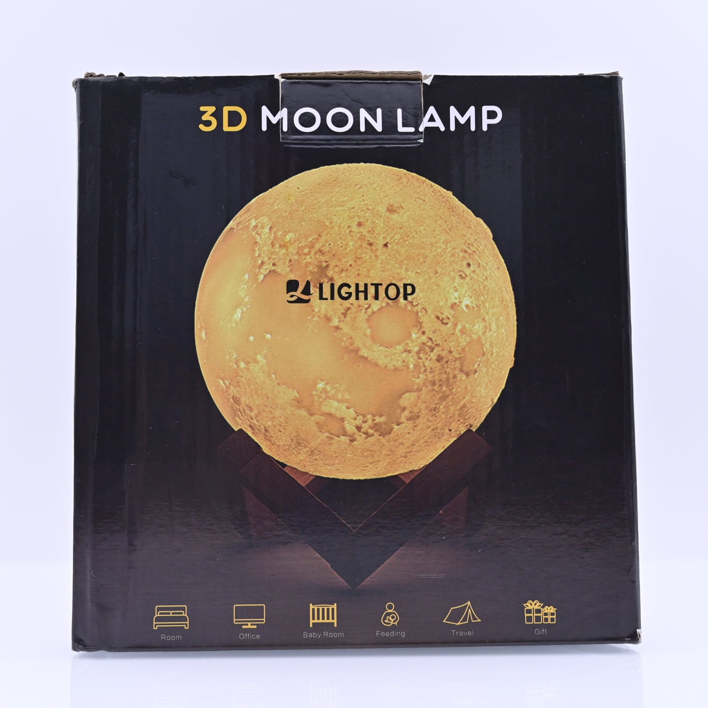 L LIGHTOP Lamp Globes 3D Printing Moon Lamp Kids Night Light Bedroom Decor