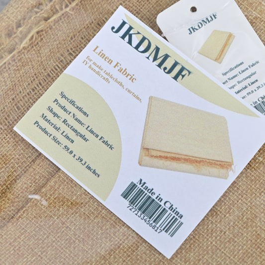JKDMJF Plain Thickened Cotton And Linen Cloth