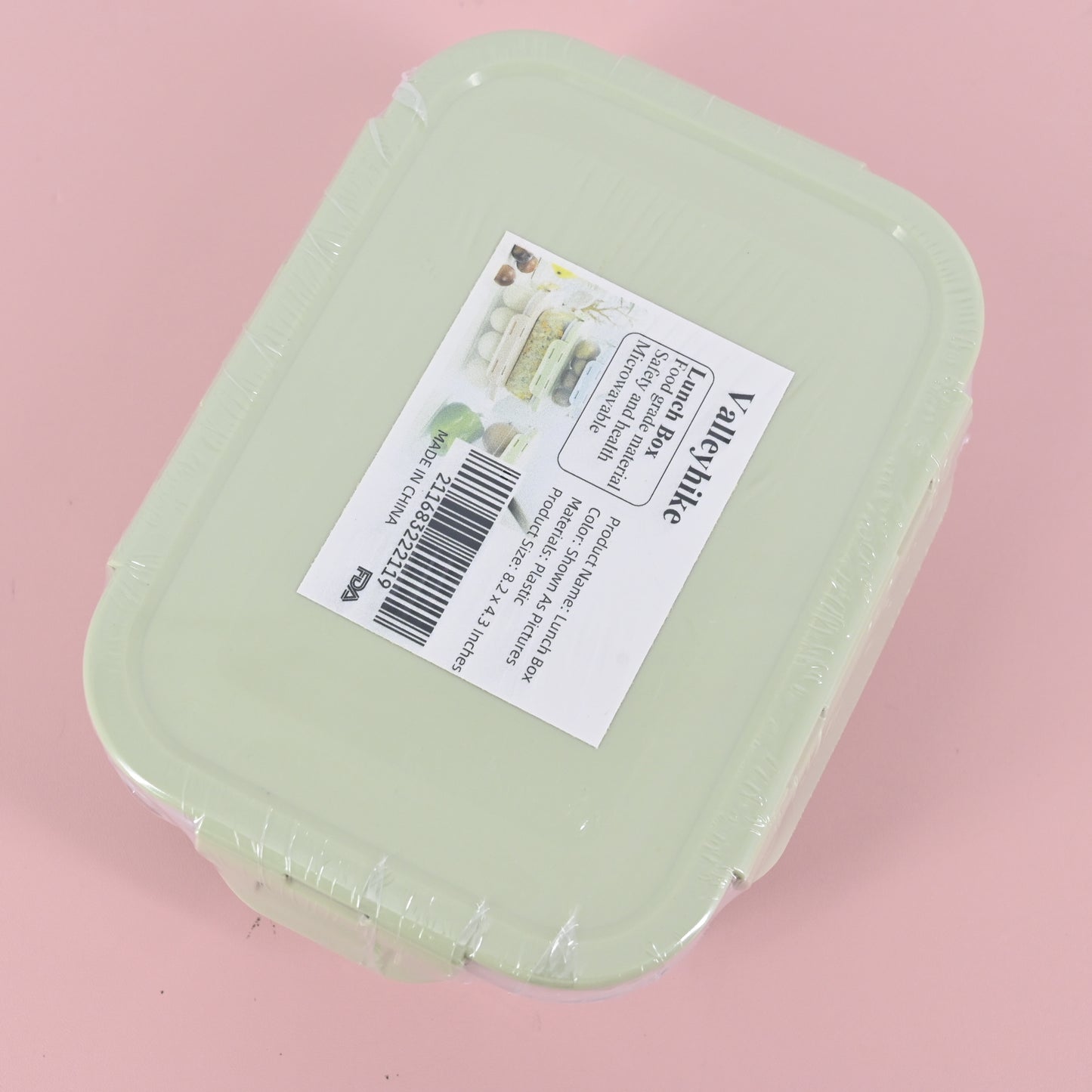 Valleyhike Plastic Bento Lunch Box Prep Containers for Adults