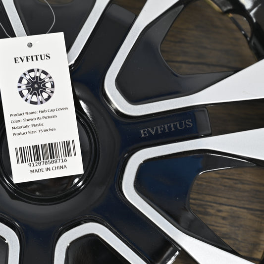 EVFITUS Automobile Hubcap Full Cover Accessories 15" Wheel Hub Cap Cover