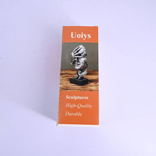 Uoiys Sculptures of Metal Retro Simple Sculpture Craft Ornament Wine Cabinet Desktop Decoration