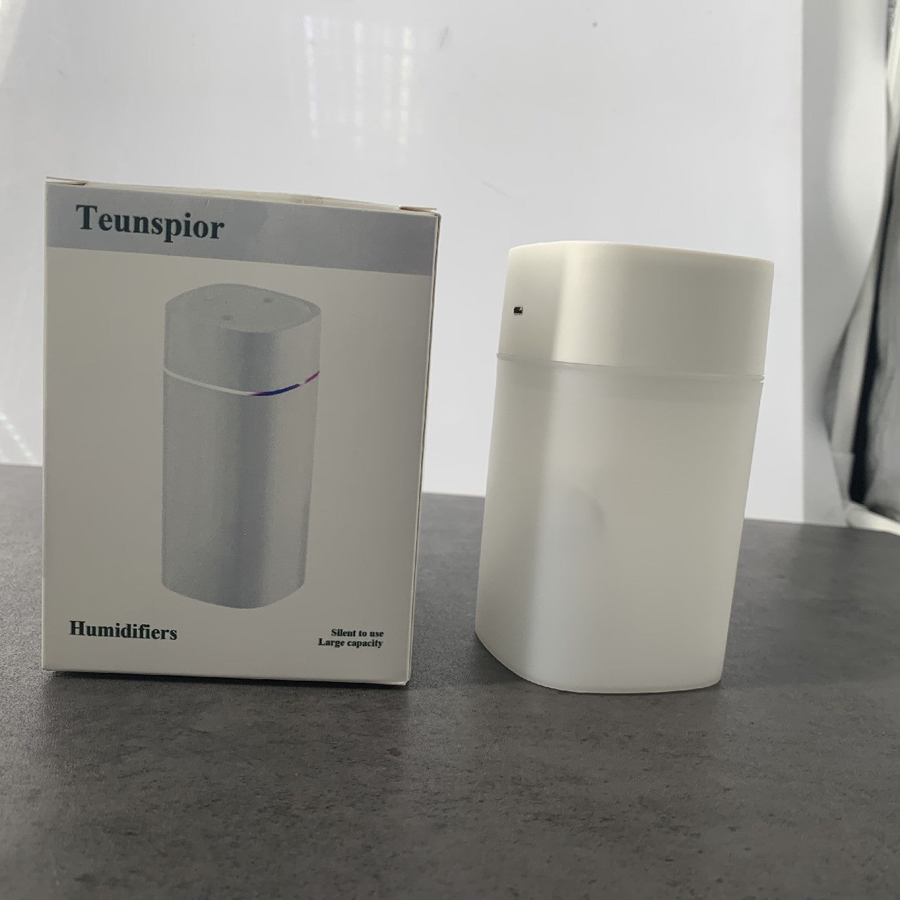 Teunspior Humidifier Large Capacity 400ml Humidifier LED Light Humidifier USB Humidifier for Home/Office/Car