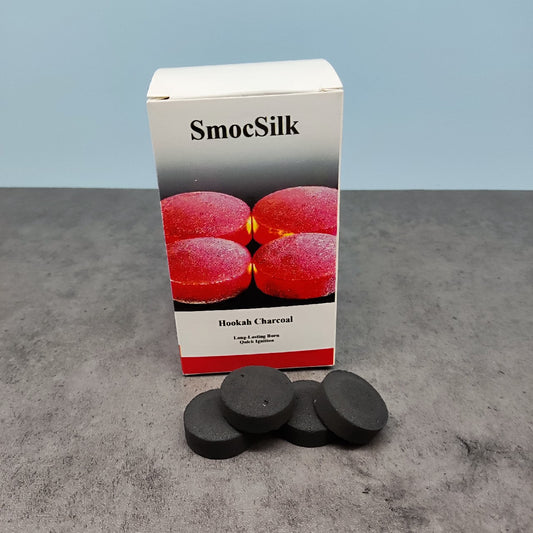 SmocSilk Premium Quality Hookah Charcoal Natural Odorless and Tasteless