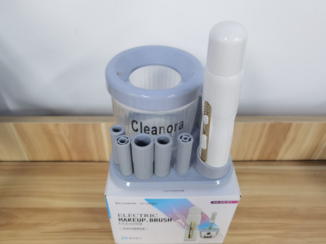 CLEANORA Electric Makeup Brush Cleaner, Dryer, Automatic Makeup Brush Cleaner, Quick Spin