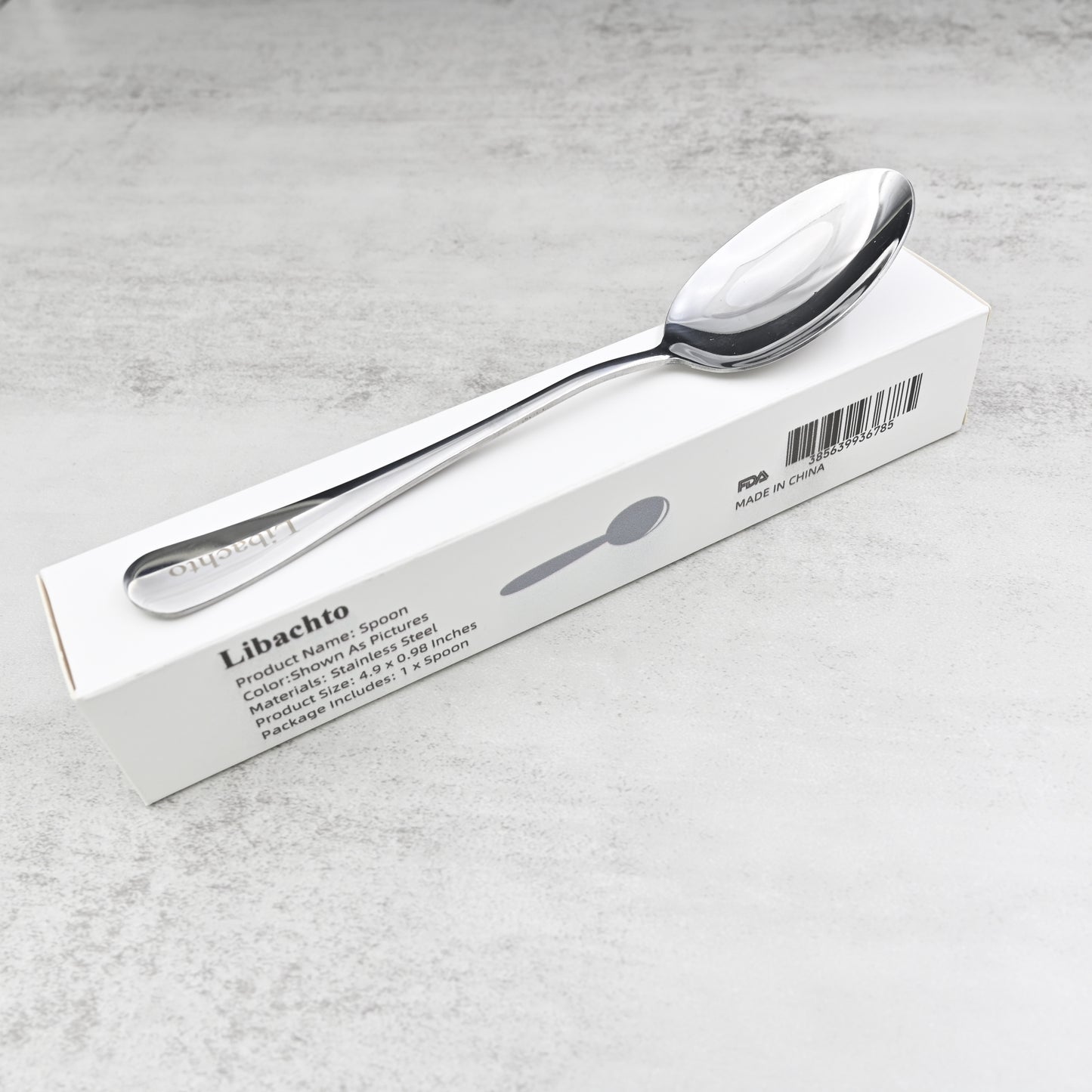 Libachto High Quality Steel Stainless Spoon Tea Coffee Soup Rice Dishware