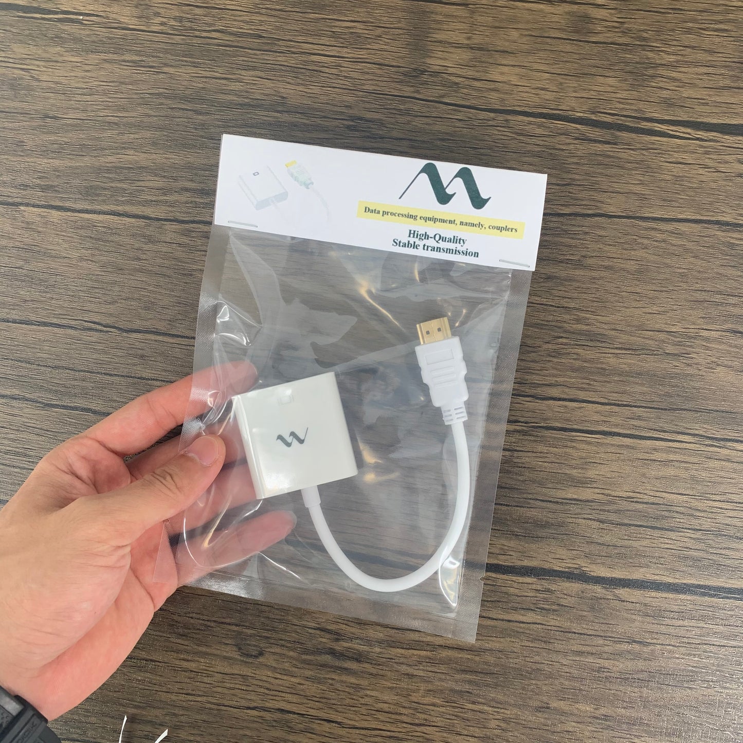 HDMI to VGA Adapter (Male to Female) for Computer, Desktop Connector Data Processing Couplers