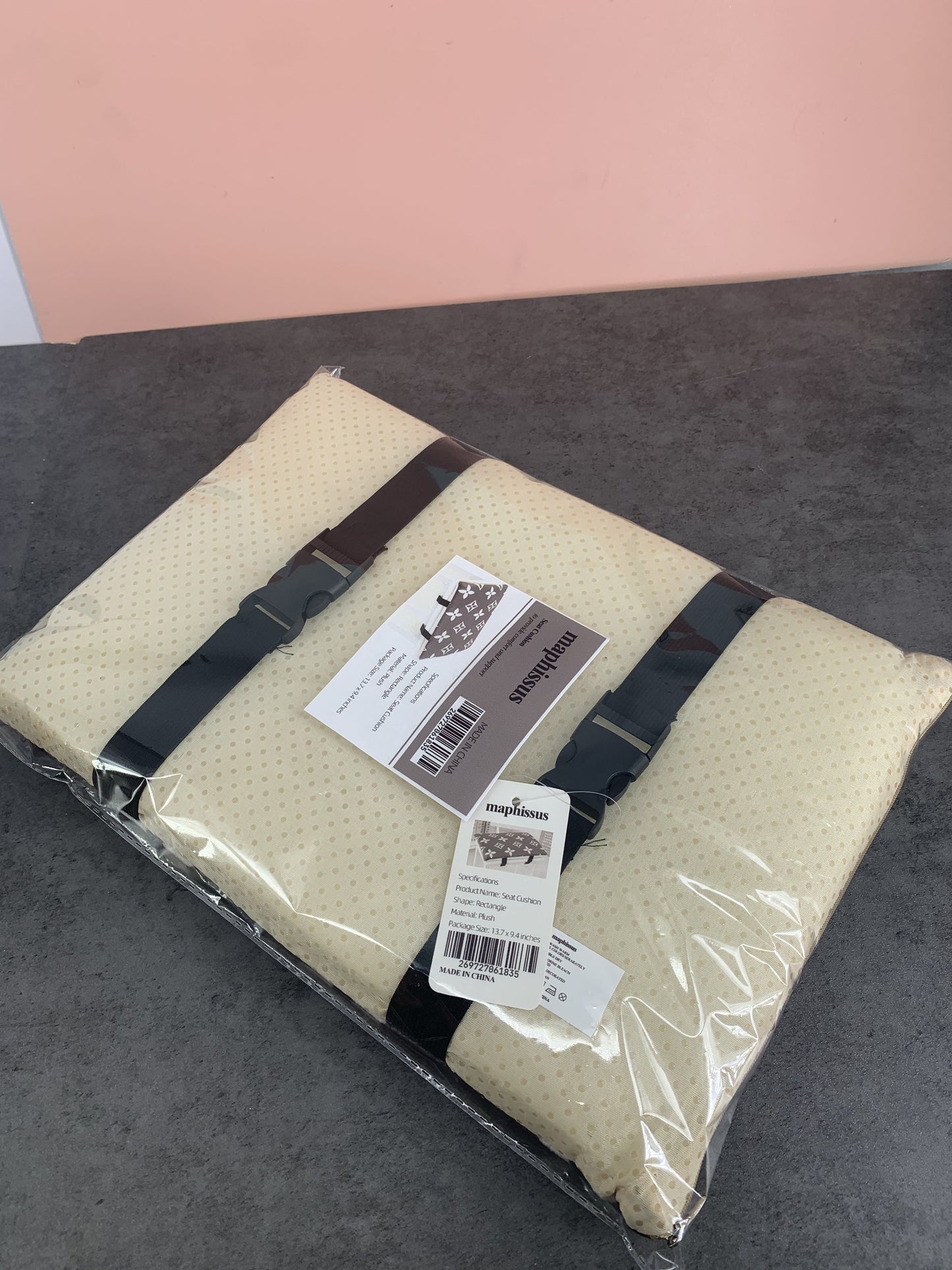 maphissus Comfortable and Soft Anti-slip Chair Cushion for Student Chair
