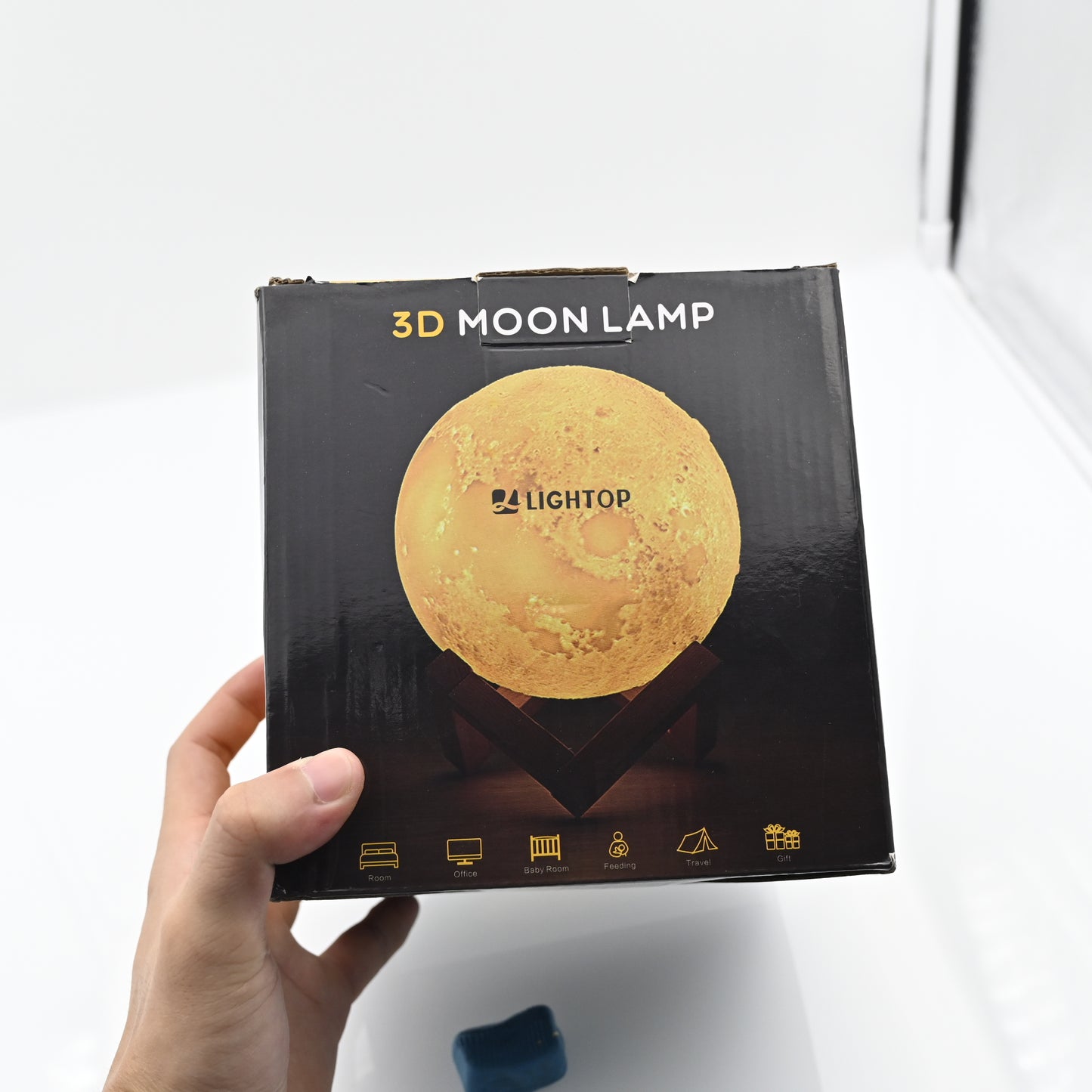 L LIGHTOP Lamp Globes 3D Printing Moon Lamp Kids Night Light Bedroom Decor