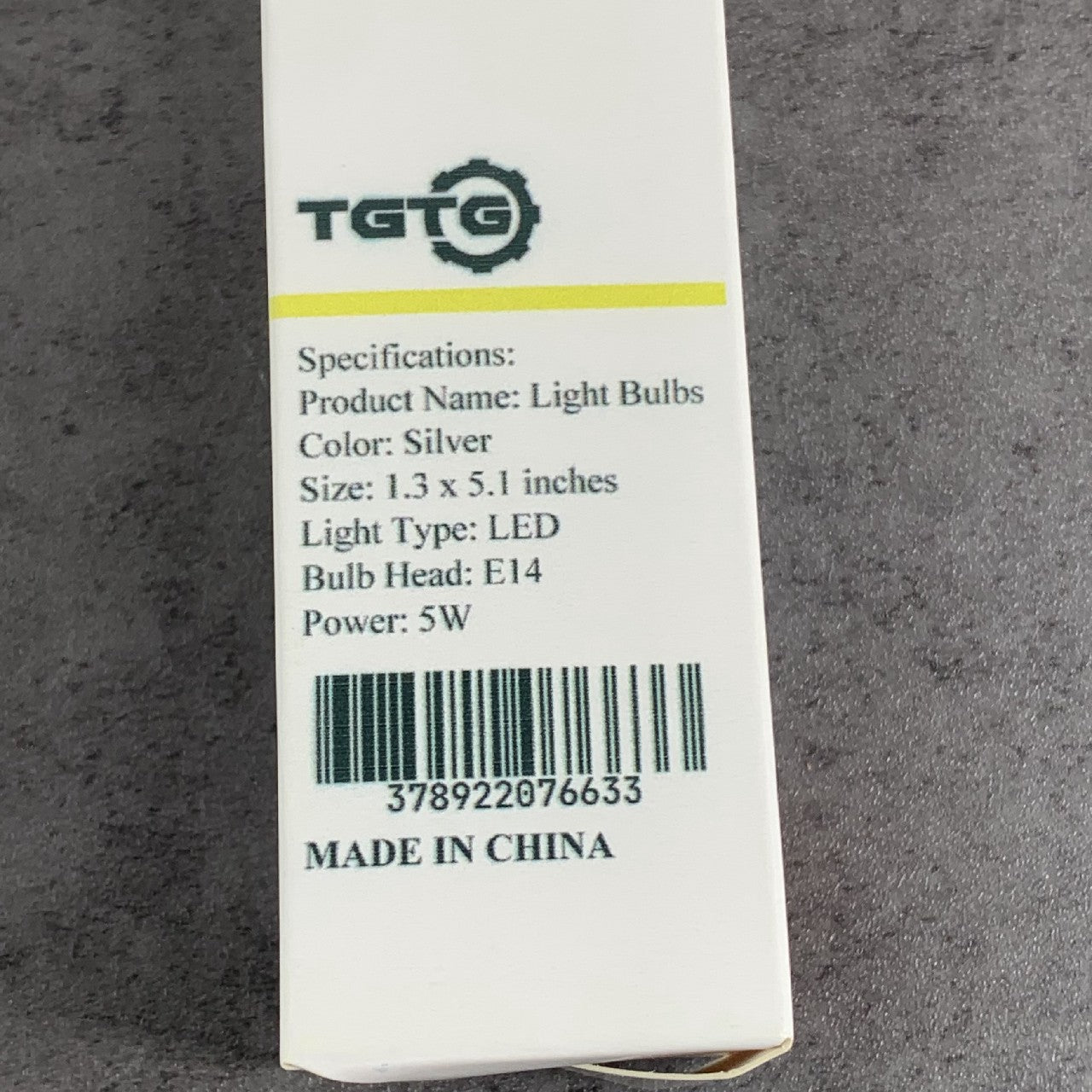 TGTG 5W E14 Energy Saving LED Bulb Home Bulb LED Energy Saving Light Bulbs