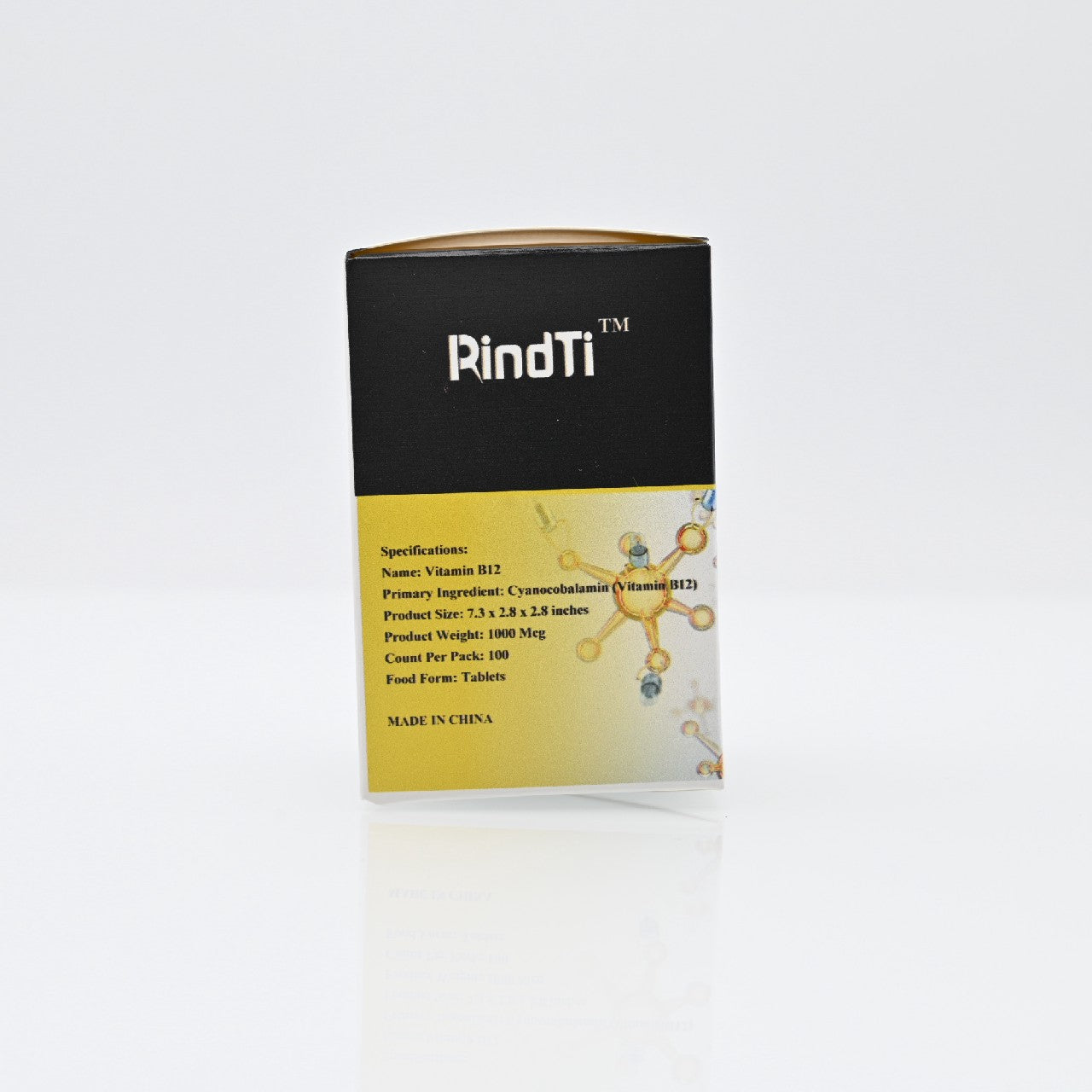 RindTi Vitamin B12 Promotes Metabolism Improves Immunity, 100 Capsules