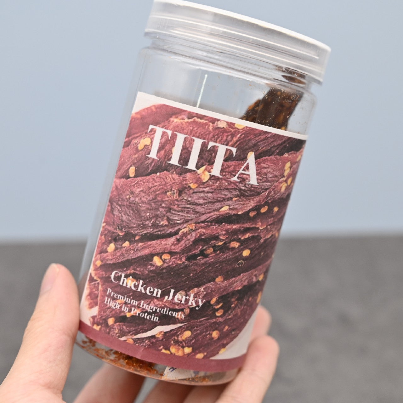 TIITA Meat Jerky Chicken Jerky, High Protein Gluten Free Healthy Snacks