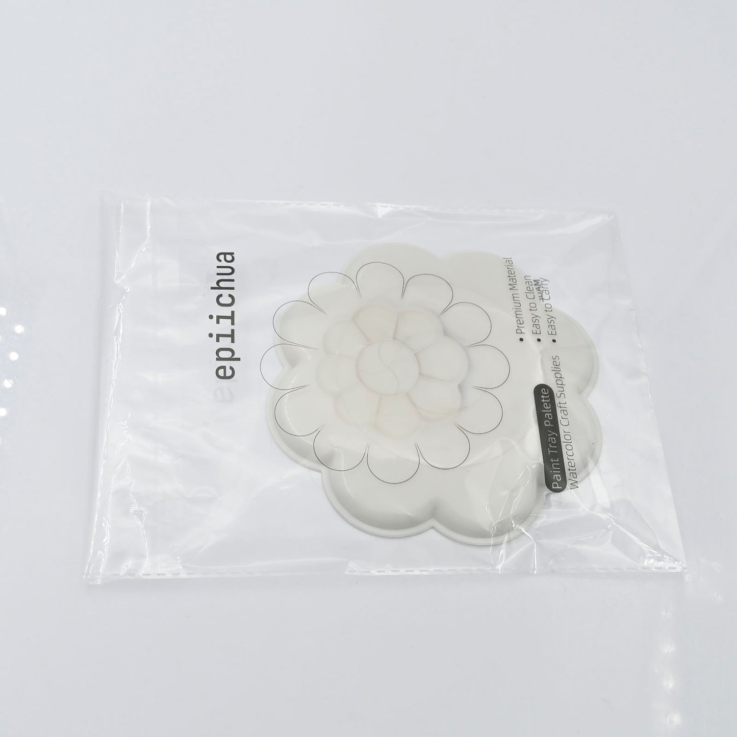 epiichua Paint Palette Tray White Watercolor Palette Pigment Tray Painting Supplies