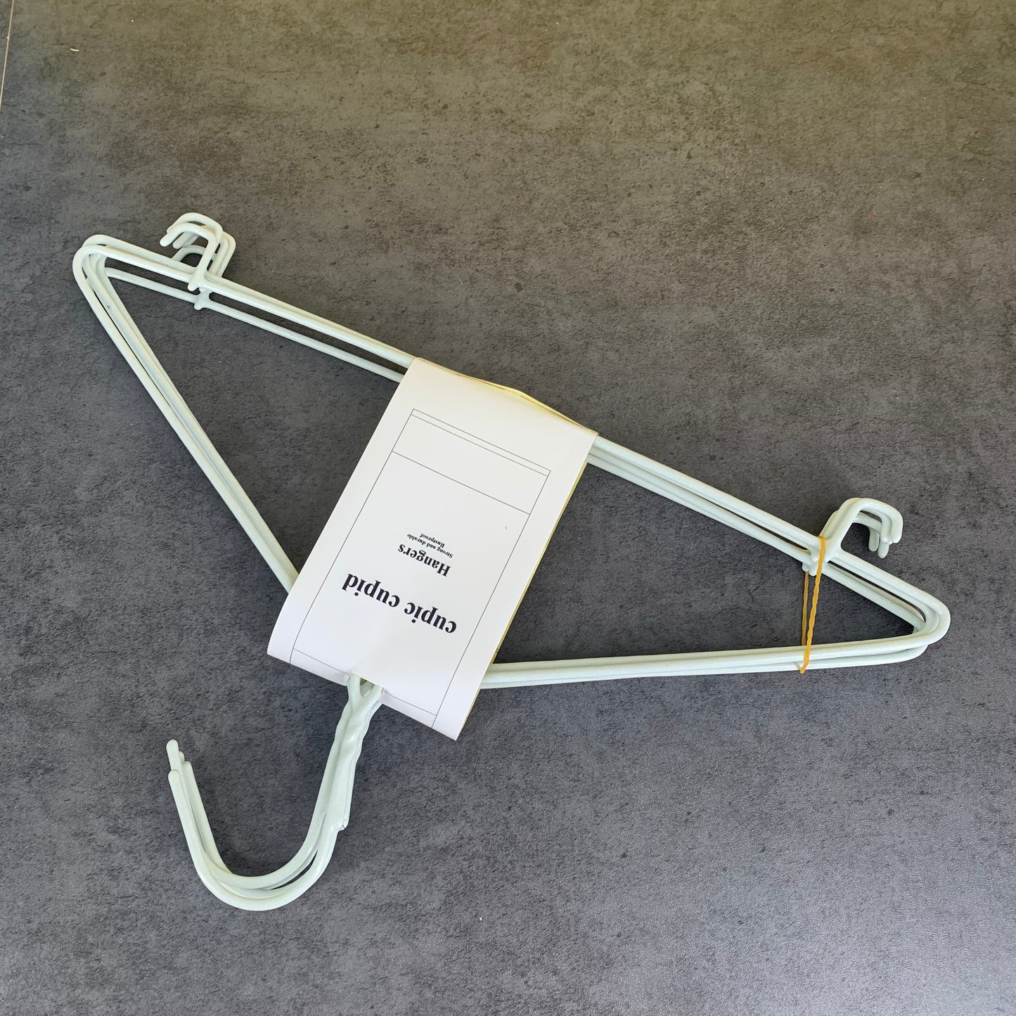 cupic cupid Standard Plastic Hangers Durable Clothes Hangers in White