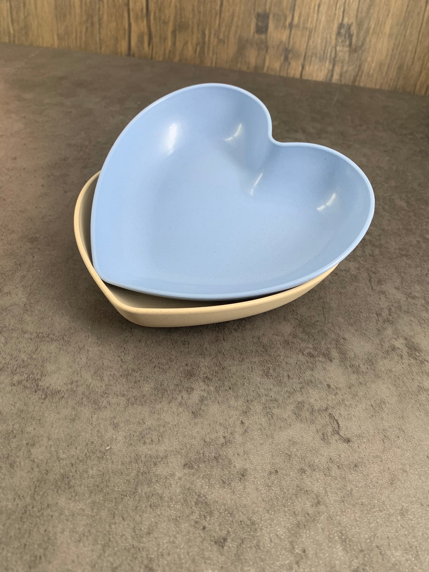 Teyearlife Heart Shaped Dinner Plates Salad Dessert Plate