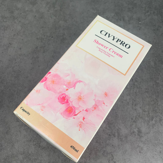 CIVYPRO Cherry Blossom Fragrance Body Wash Deep Cleansing Fragrance Long Lasting