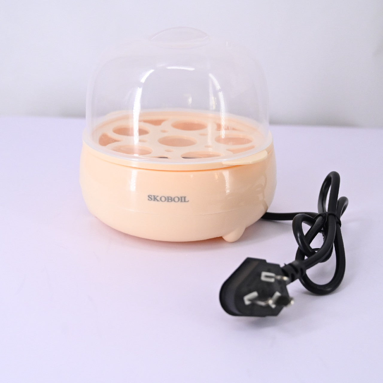 SKOBOIL Auto Shut Off Single Stack Electric Egg Cookers and Poacher for Home Use