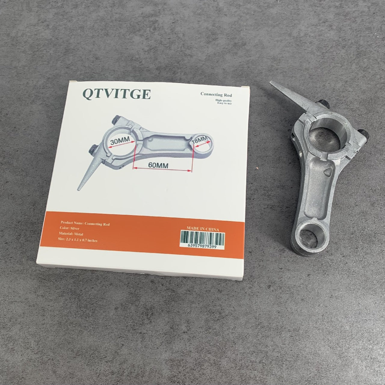QTVITGE Metal Connecting Rod Engine Connecting Rod Replacement, Universal